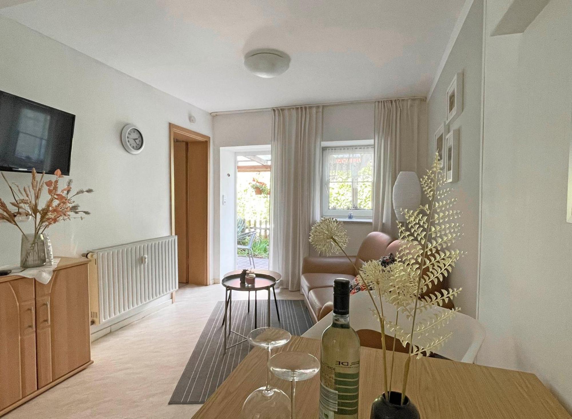 Gemuetliche Wohnung Landlust In See-Naehe Tauche Bagian luar foto